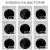 尚朋堂1200 W円形火鍋店用IHクッキングヒーター商用炊飯器丸型IHクッキングヒーター1人鍋に埋め込まれた糸製御鍋を黒くします。