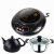 冠は（GUDVES）IHクッキングヒーターのスマトートミニ煮茶炉ミニ電気陶炉静音煮茶器のお茶漬けGW-80 T 15円炉+1 L黒炉+18 CMのスチンレス加重鍋です。