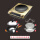 シャンパンゴールド+極鉄鍋（ケヤキ柄）+スープ鍋（10段アップグレード）